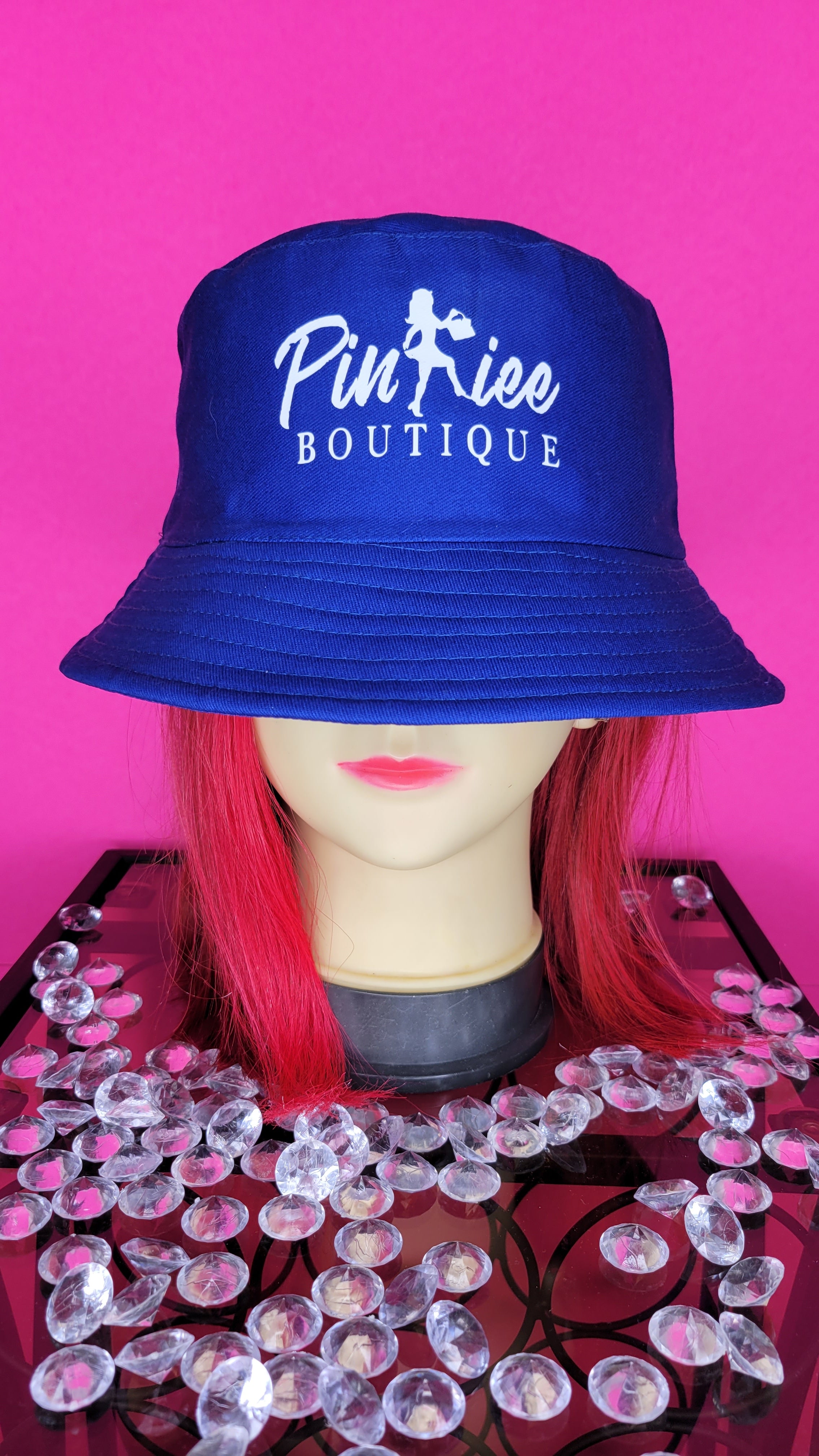 PINKIEE BUCKET HAT ( ROYAL BLUE)