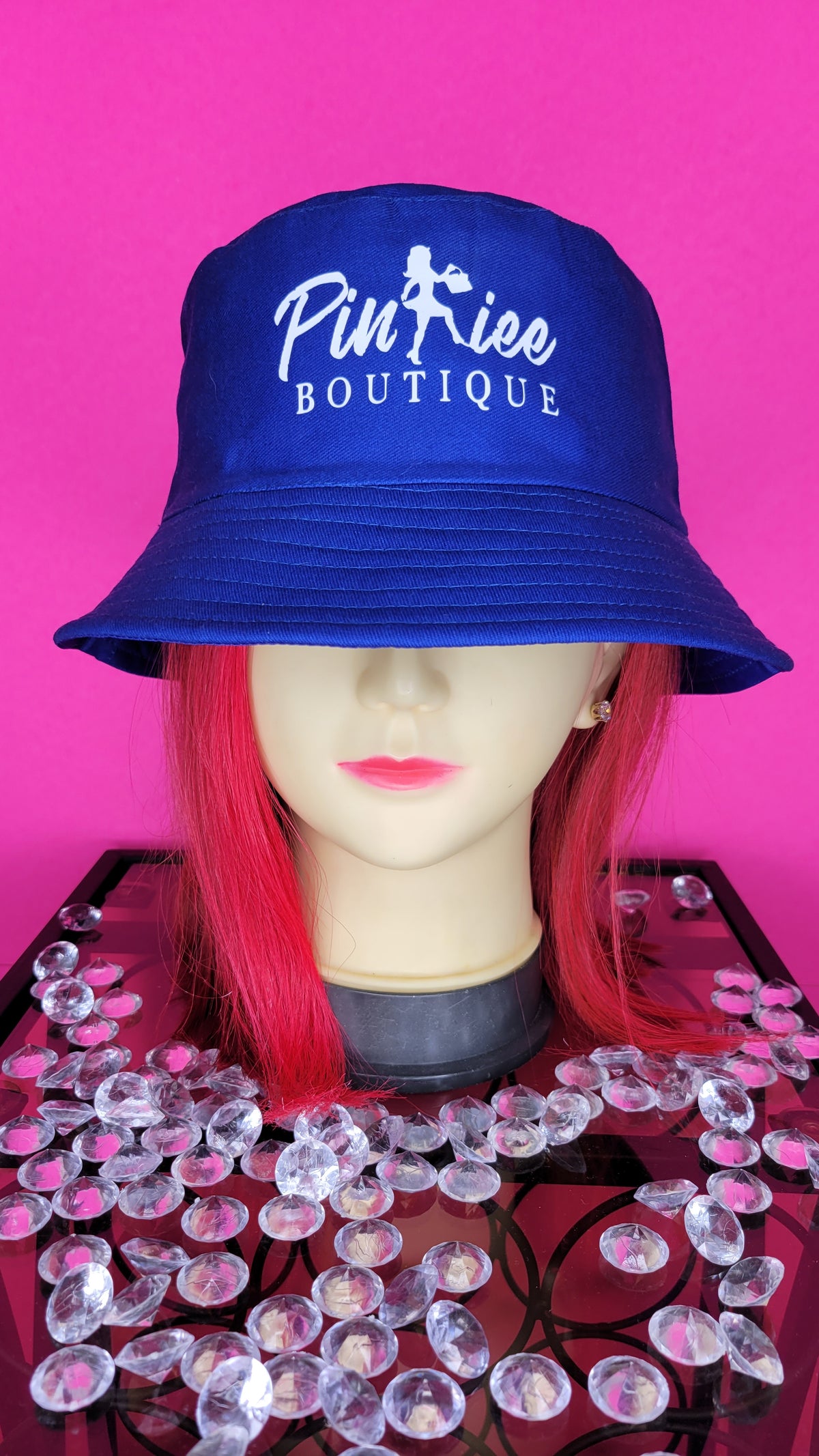 PINKIEE BUCKET HAT ( ROYAL BLUE)