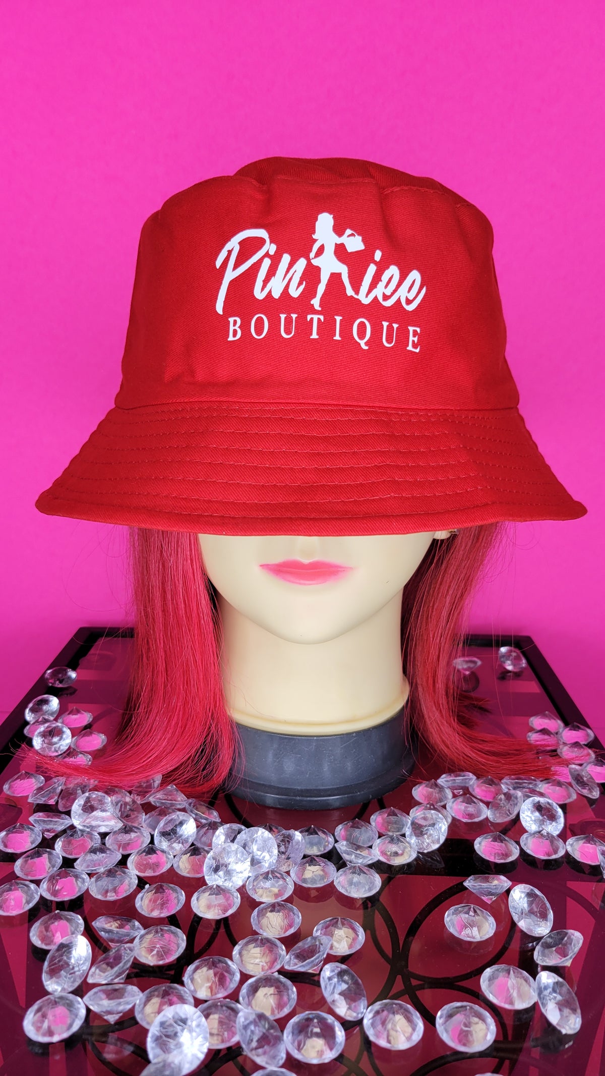 PINKIEE BUCKET HAT (RED)