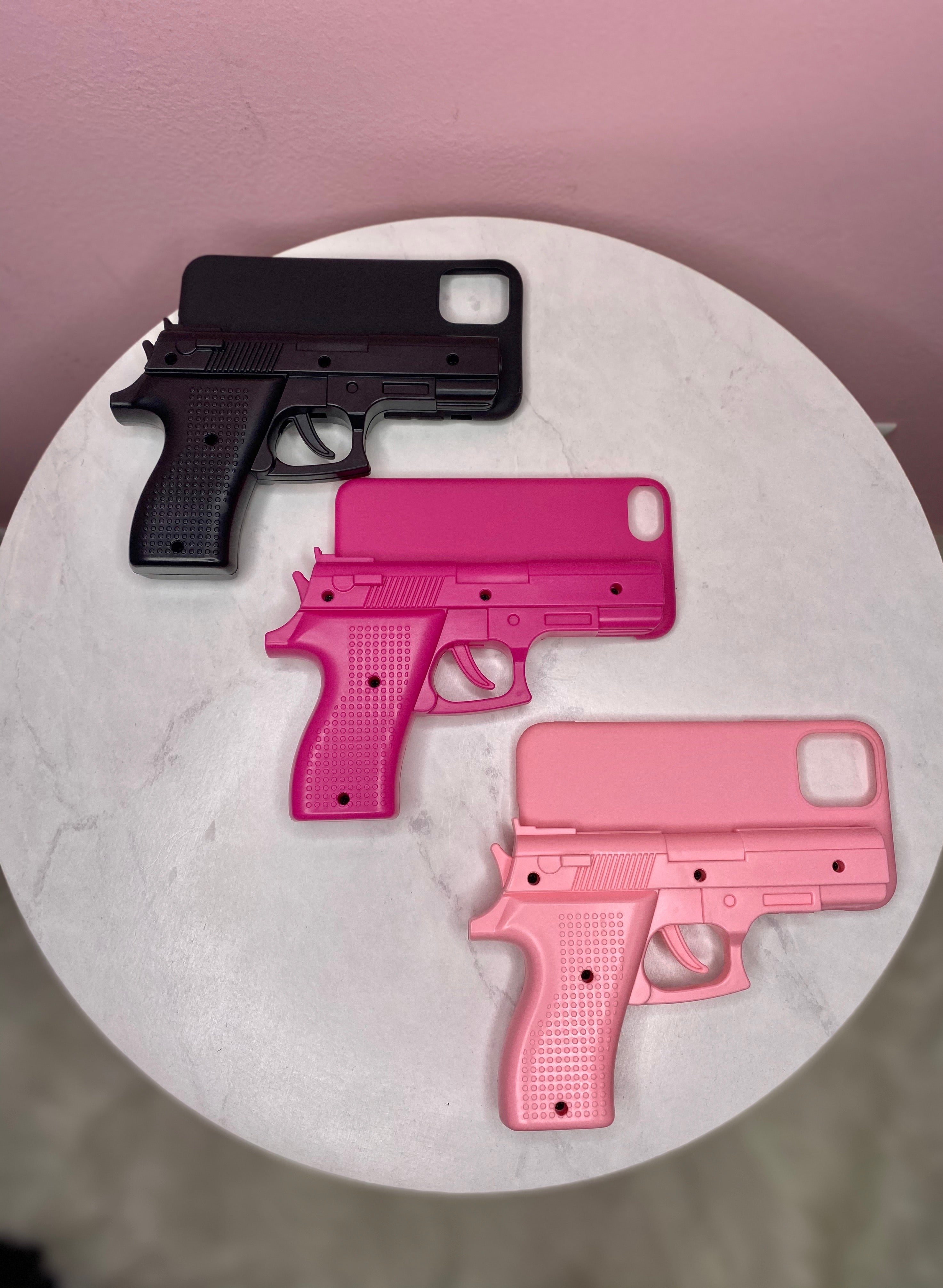 PISTOL PHONE CASE  (HOT PINK)